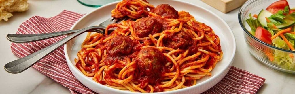 Nutritional Facts for Spaghetti and Meatballs